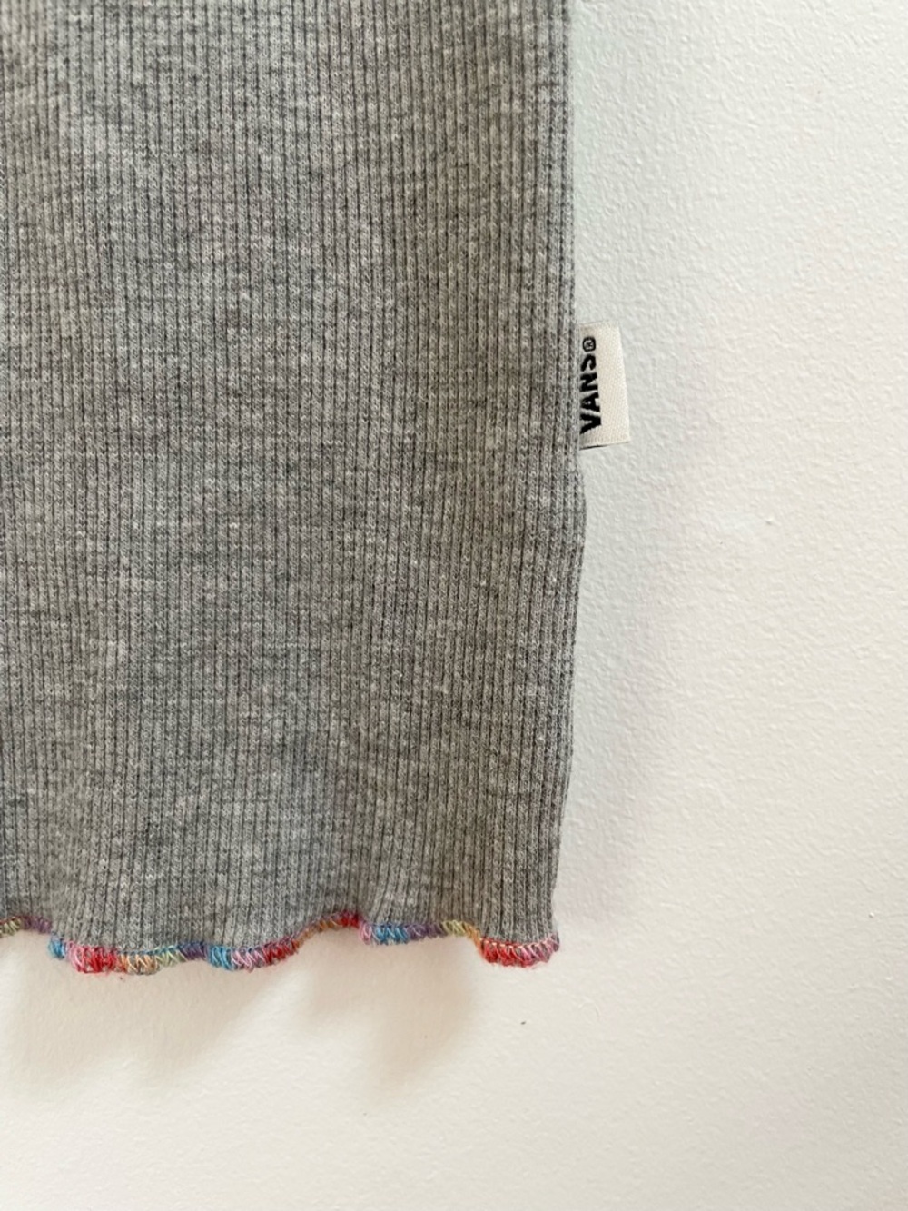 Vans Grey Ribbed Mini Dress - Picture 5 of 5
